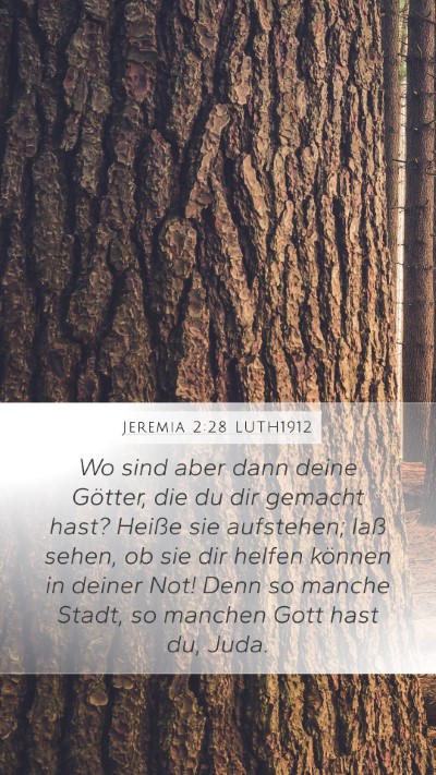 Jeremia 2:28 LUTH1912 Bible Verse Image