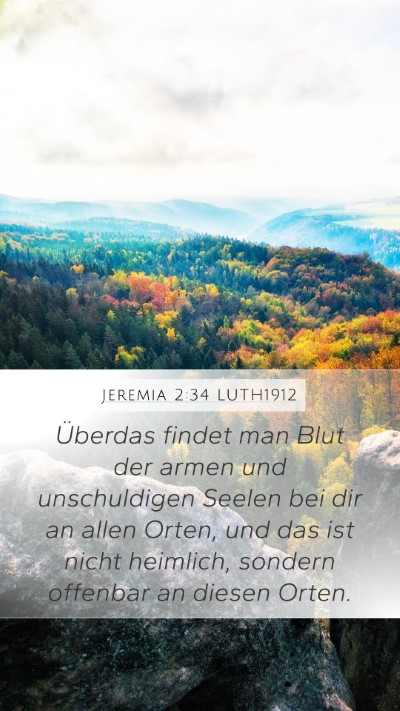 Jeremia 2:34 LUTH1912 Bible Verse Image