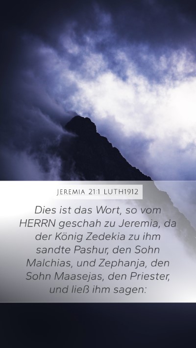 Jeremia 21:1 LUTH1912 Bible Verse Image