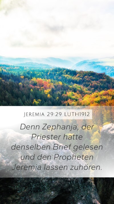 Jeremia 29:29 LUTH1912 Bible Verse Image