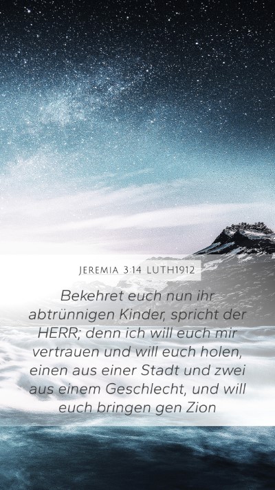 Jeremia 3:14 LUTH1912 Bible Verse Image
