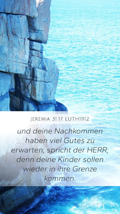 Jeremia 31:17 LUTH1912 Bible Verse Image