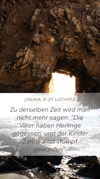 Jeremia 31:29 LUTH1912 Bible Verse Image