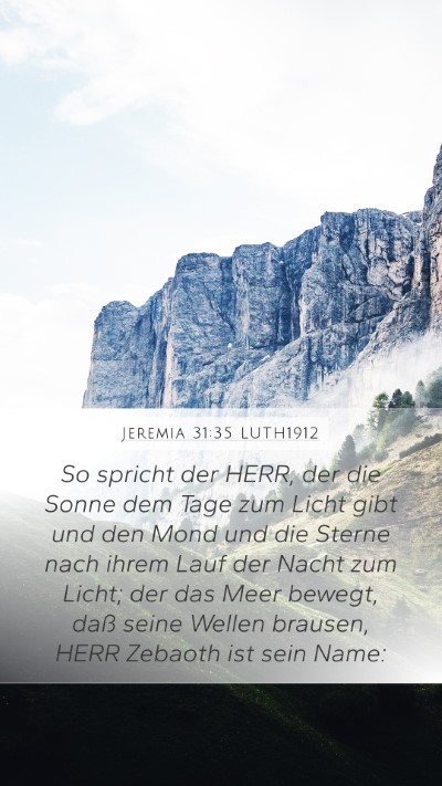 Jeremia 31:35 LUTH1912 Bible Verse Image
