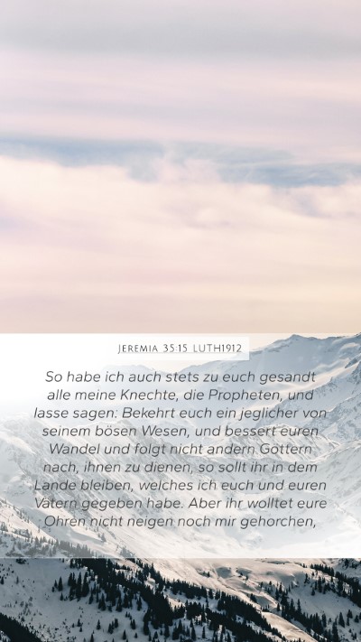 Jeremia 35:15 LUTH1912 Bible Verse Image