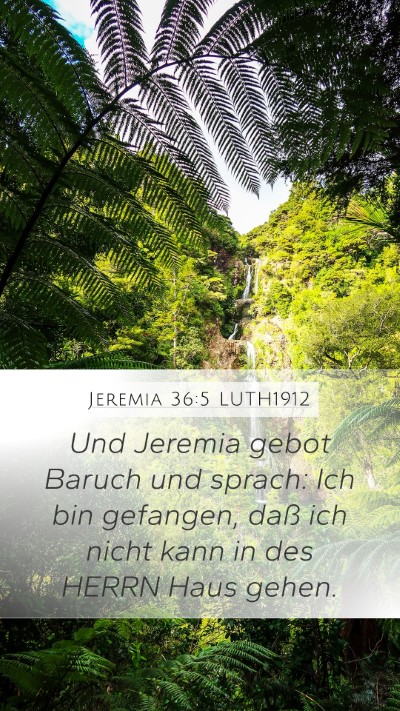 Jeremia 36:5 LUTH1912 Bible Verse Image