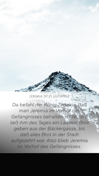 Jeremia 37:21 LUTH1912 Bible Verse Image