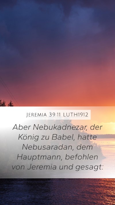 Jeremia 39:11 LUTH1912 Bible Verse Image