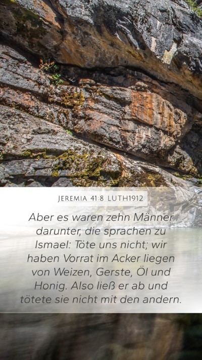 Jeremia 41:8 LUTH1912 Bible Verse Image
