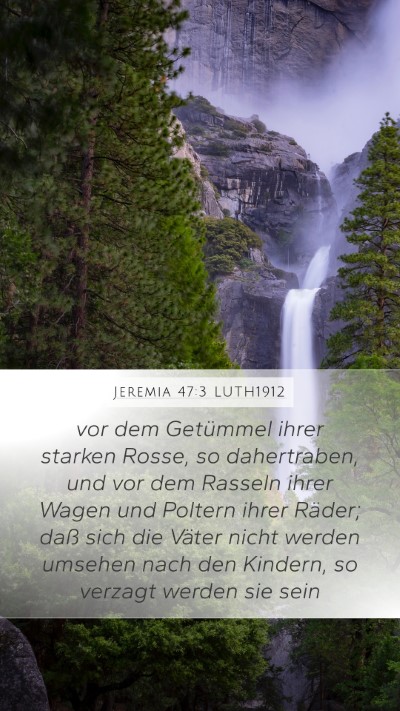 Jeremia 47:3 LUTH1912 Bible Verse Image
