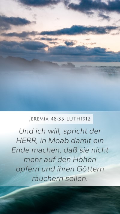 Jeremia 48:35 LUTH1912 Bible Verse Image