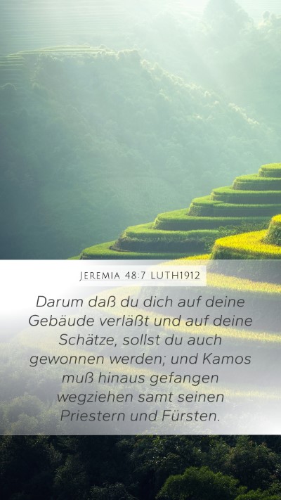 Jeremia 48:7 LUTH1912 Bible Verse Image
