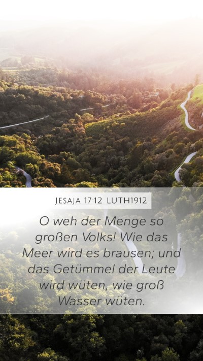 Jesaja 17:12 LUTH1912 Bible Verse Image