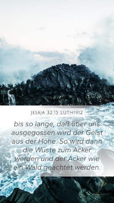 Jesaja 32:15 LUTH1912 Bible Verse Image