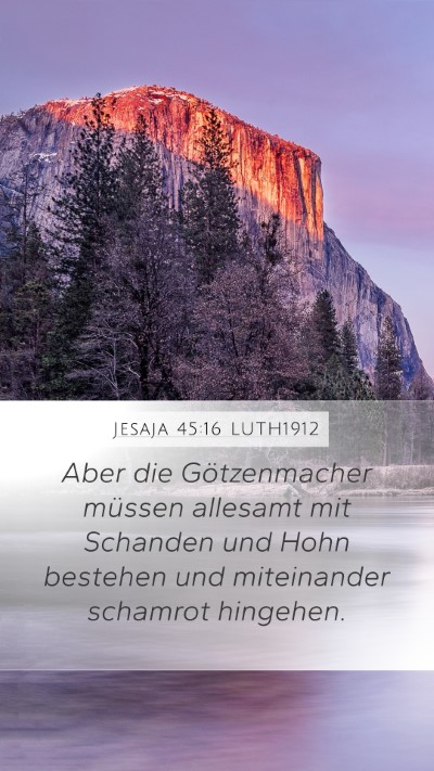 Jesaja 45:16 LUTH1912 Bible Verse Image