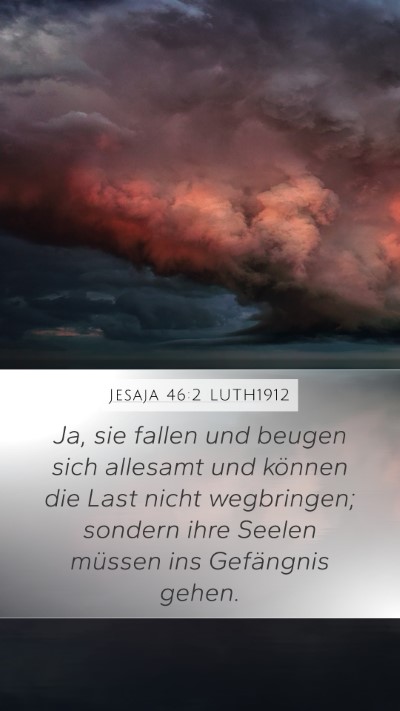 Jesaja 46:2 LUTH1912 Bible Verse Image