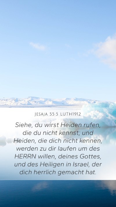 Jesaja 55:5 LUTH1912 Bible Verse Image