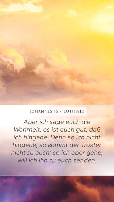 Johannes 16:7 LUTH1912 Bible Verse Image