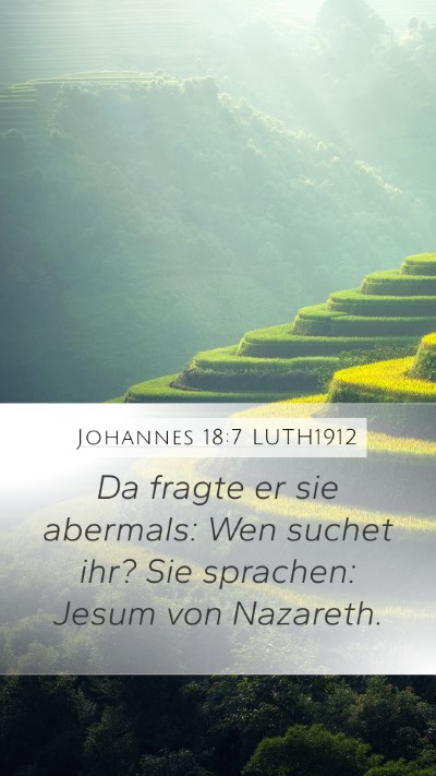 Johannes 18:7 LUTH1912 Bible Verse Image