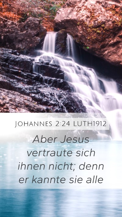 Johannes 2:24 LUTH1912 Bible Verse Image