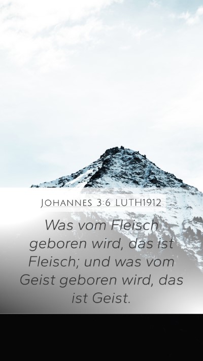 Johannes 3:6 LUTH1912 Bible Verse Image