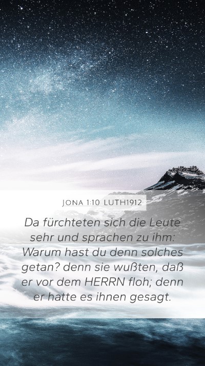 Jona 1:10 LUTH1912 Bible Verse Image