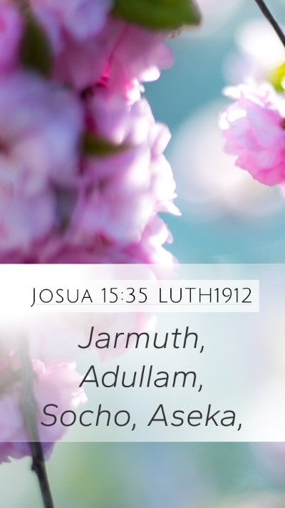 Josua 15:35 LUTH1912 Bible Verse Image