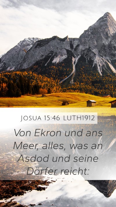 Josua 15:46 LUTH1912 Bible Verse Image