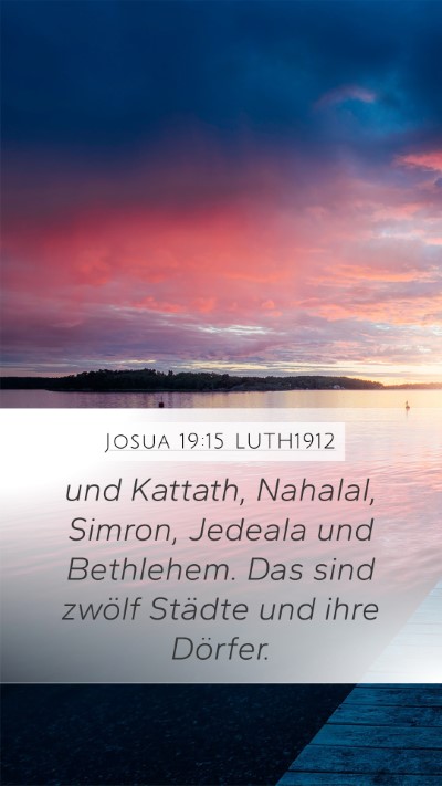 Josua 19:15 LUTH1912 Bible Verse Image