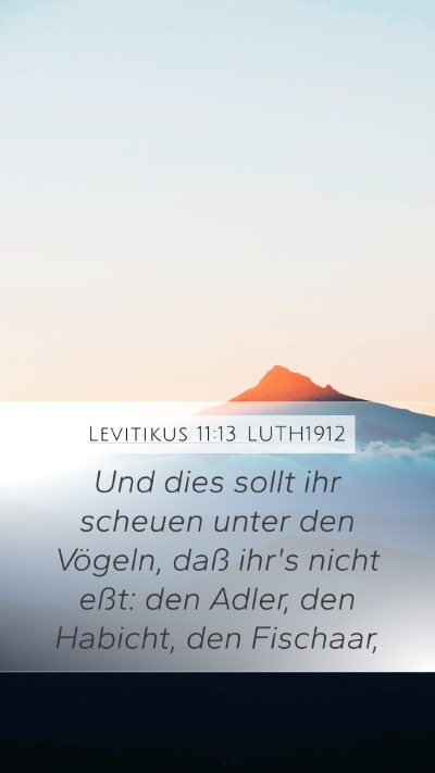 Levitikus 11:13 LUTH1912 Bible Verse Image