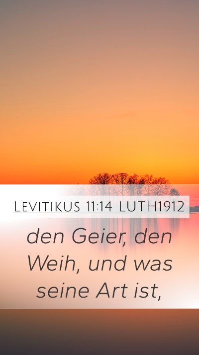 Levitikus 11:14 LUTH1912 Mobile Phone Wallpaper - den Geier, den Weih, und was seine Art - Mobile Bible Verse Wallpaper