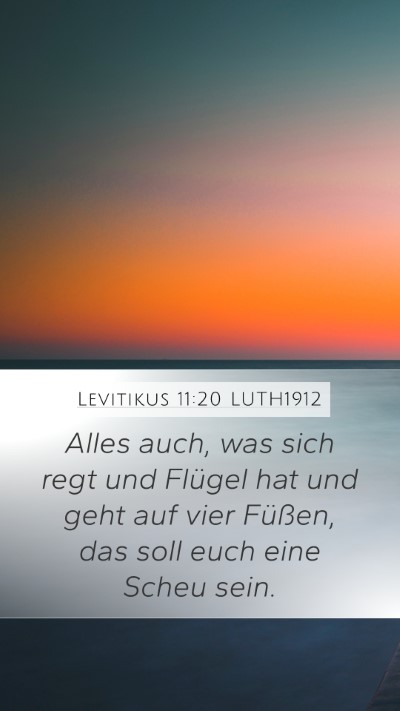 Levitikus 11:20 LUTH1912 Bible Verse Image