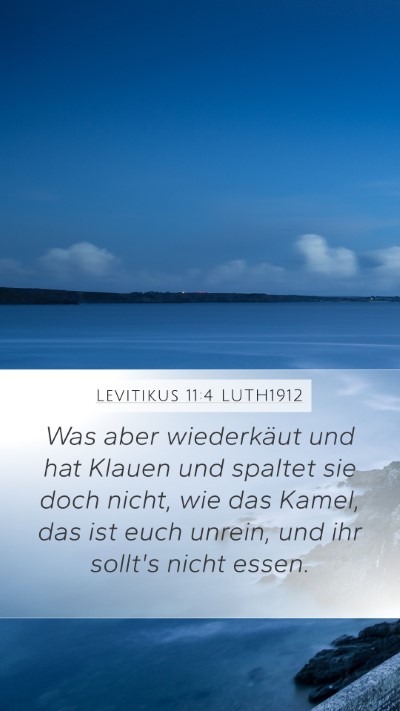 Levitikus 11:4 LUTH1912 Mobile Phone Wallpaper - Was aber wiederkäut und hat Klauen und spaltet - Mobile Bible Verse Wallpaper