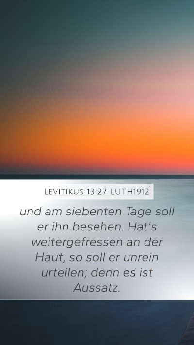Levitikus 13:27 LUTH1912 Bible Verse Image