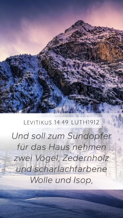 Levitikus 14:49 LUTH1912 Bible Verse Image
