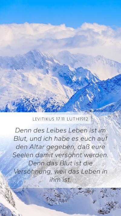 Levitikus 17:11 LUTH1912 Bible Verse Image