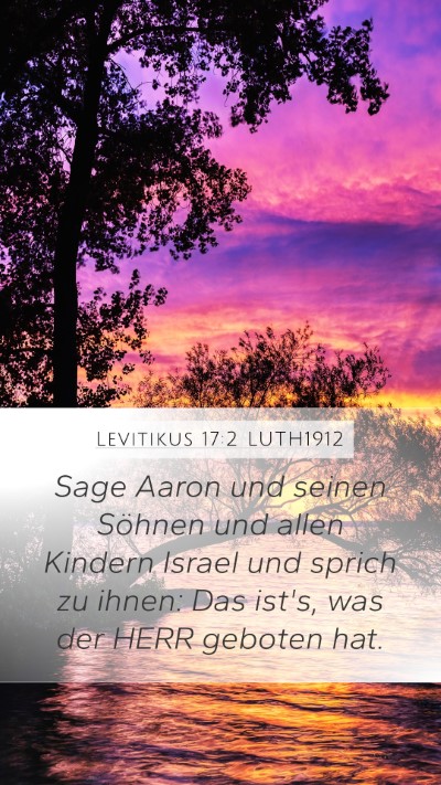 Levitikus 17:2 LUTH1912 Bible Verse Image