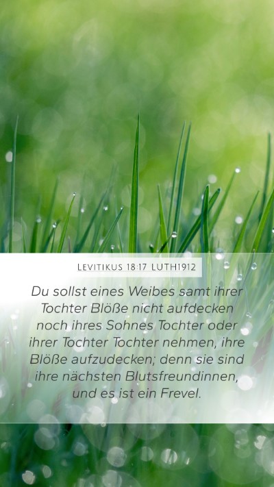 Levitikus 18:17 LUTH1912 Bible Verse Image