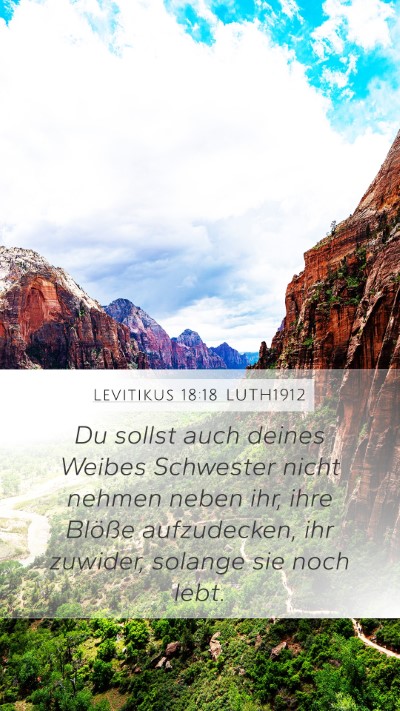 Levitikus 18:18 LUTH1912 Bible Verse Image
