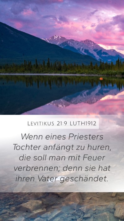 Levitikus 21:9 LUTH1912 Bible Verse Image