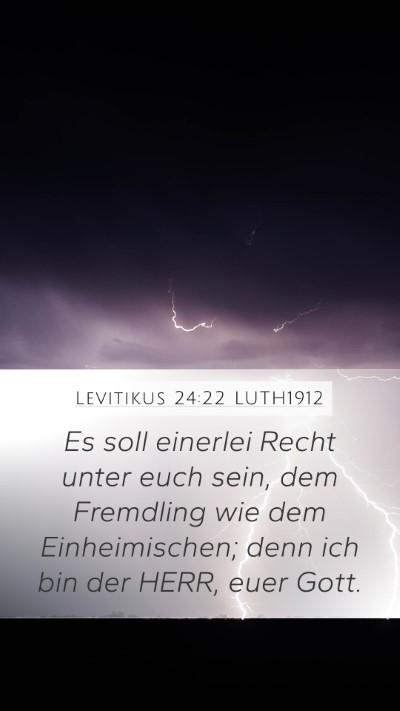 Levitikus 24:22 LUTH1912 Bible Verse Image