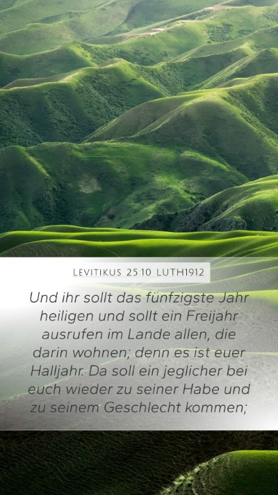 Levitikus 25:10 LUTH1912 Bible Verse Image