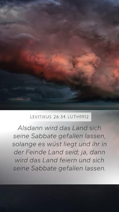 Levitikus 26:34 LUTH1912 Bible Verse Image