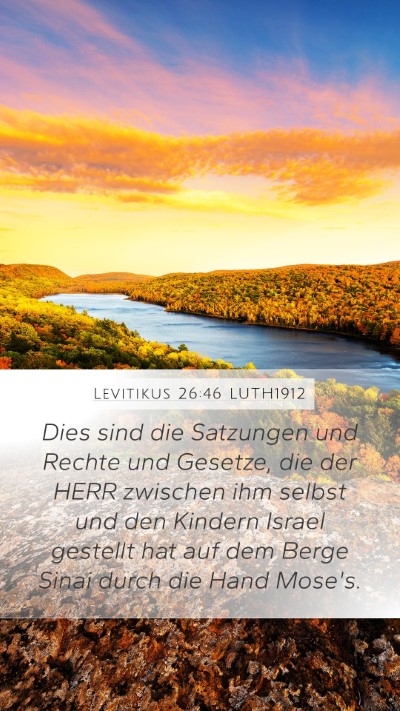 Levitikus 26:46 LUTH1912 Bible Verse Image