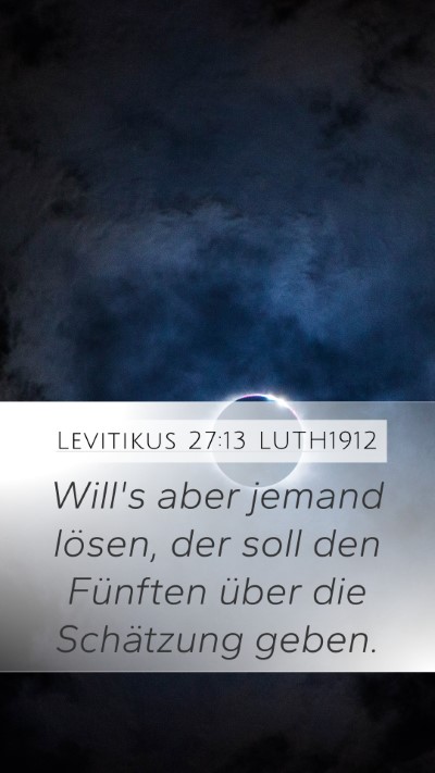 Levitikus 27:13 LUTH1912 Bible Verse Image
