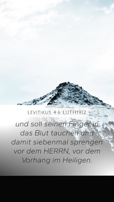 Levitikus 4:6 LUTH1912 Bible Verse Image