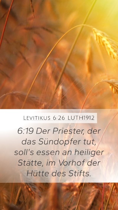 Levitikus 6:26 LUTH1912 Bible Verse Image