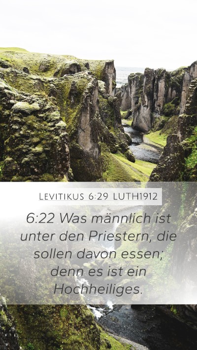 Levitikus 6:29 LUTH1912 Bible Verse Image