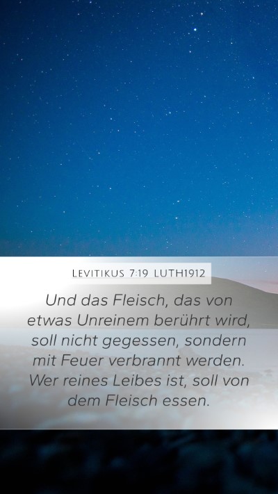 Levitikus 7:19 LUTH1912 Bible Verse Image