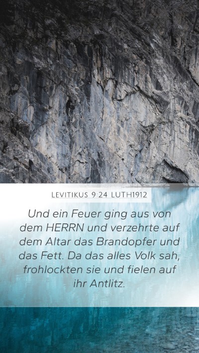Levitikus 9:24 LUTH1912 Bible Verse Image